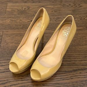 Beige High Heels Size 8 by Vince Camuto